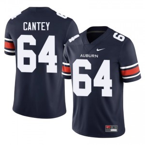 Durable Benton Cantey #64 Auburn Tigers Navy Jersey | Men University Football Stitched Fan Gear 34241873