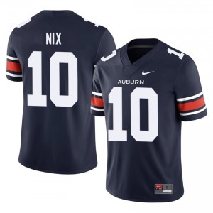 Bo Nix #10 AU Tigers Jersey | Exclusive Navy College Football Men Stitched 96725823