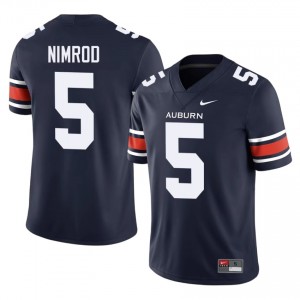 Auburn Athletics Chas Nimrod #5 Navy Jersey | Essential Stitched NCAA Football Men Apparel 10146699