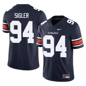 #94 Cody Sigler Auburn Athletics Navy Jersey | Classic Stitched Men Player Football Gear 26812087