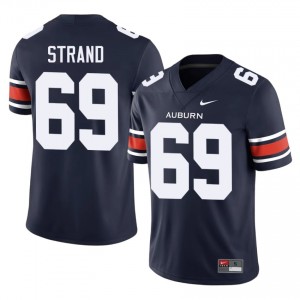 Auburn War Eagles Jacob Strand #69 Navy Jersey | Essential Stitched NCAA Football Men Apparel 77840270