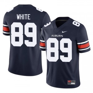 Jake White #89 AU Tigers Jersey | Exclusive Navy College Football Men Stitched 17217514