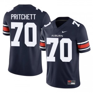 #70 Parker Pritchett AU Navy Jersey | Elite Stitched Men Player Football Gear 98355637