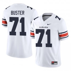 #71 Tai Buster AU Tigers White Jersey | Authentic Embroidery Men Player Football Gear 43884045