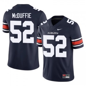 William Grier McDuffie #52 Auburn Athletics Jersey | Exclusive Navy College Football Men Stitched 38871332