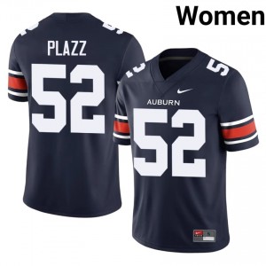 Durable Deryc Plazz #52 AU Navy Jersey | Women University Football Embroidery Fan Gear 73006070