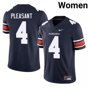 #4 Rayshawn Pleasant Auburn Tigers Navy Jersey | Classic Embroidery Women Player Football Gear 63079949