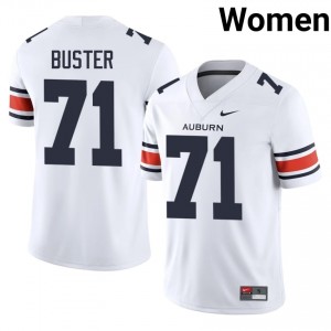 Elite Thread Tai Buster #71 AU White Jersey | Women University Football Stitch Fan Gear 23228236