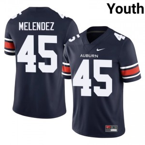 Auburn Athletics Antonio Melendez #45 Navy Jersey | Essential Swen NCAA Football Youth Apparel 31050709