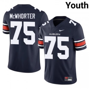 Bear McWhorter #75 AU Jersey | Exclusive Navy College Football Youth Swen 26113790