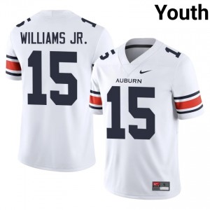 Brian Williams Jr. #15 AU Tigers Jersey | Gameday White College Football Youth Stitched 63846213