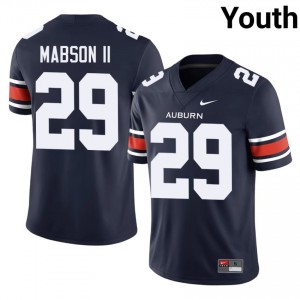 Omar Mabson II #29 AU Tigers Jersey | Exclusive Navy College Football Youth Swen 74518258