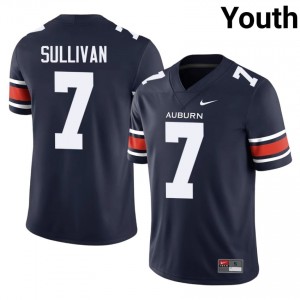 AU Pat Sullivan #7 Navy Jersey | Essential Swen NCAA Football Youth Apparel 42487487
