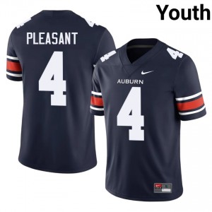 Durable Rayshawn Pleasant #4 Auburn Tigers Navy Jersey | Youth University Football Swen Fan Gear 59976318